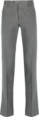 PT Torino Pressed-Crease Modal Blend Tapered Trousers-AA