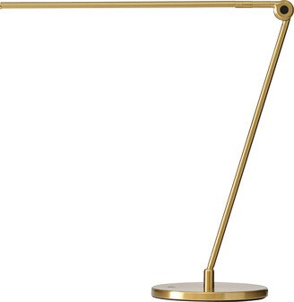 Brightech Libra LED Desk Lamp with Adjustable Neck Brass