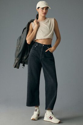 Gaucho Vintage High-Rise Crop Wide-Leg Jeans