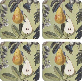 Pure Table Top Kew Gardens Fruit & Floral Square Coasters