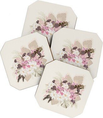 Iveta Abolina Keeley Blush Set of 4 Coasters