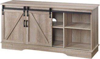 Simplie Fun Bennet Tv Stand, Oak Finish 91857 - Beige/khaki