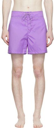 Stockholm (Surfboard) Club Purple Nylon Swim Shorts