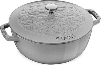 3.75-Quart Essential French Oven Lilly Lid-AA