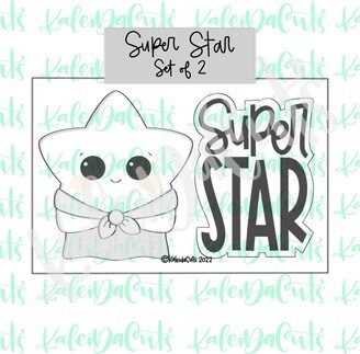 Super Star Set Of 2 Cookie Cutters