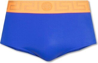 Logo Waistband Swim Briefs