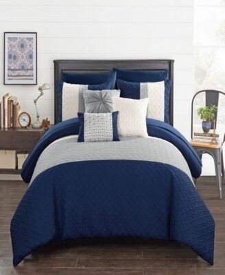 Osnat 10 Pc. Bed In A Bag Comforter Sets