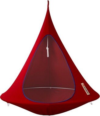 The Hamptons Collection 60” Red Heavy Duty Hanging Cacoon Chair with Hanging Hardware