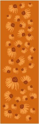 Poppi & Peaseblossom Art Table Runner Cone Flower - Yellow & Orange