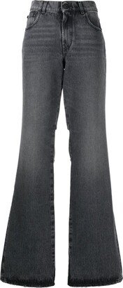 High-Waist Wide-Leg Jeans-AC