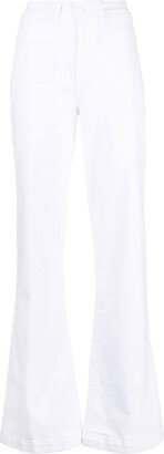 Cotton Wide-Leg Jeans