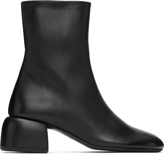 Black Zip-Up Boots-AA