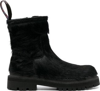 Eki calf-hair ankle boots