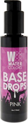 Watercolors Base Drops - Pink by for Unisex - 4 oz Drops