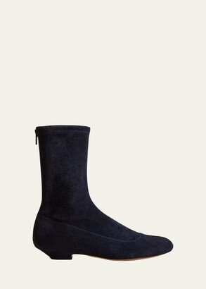 Apollo Suede Zip Ankle Boots
