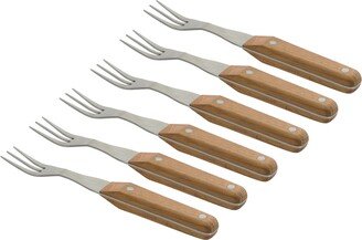 CollectNCook Stainless Steel Steak Forks, Set of 6