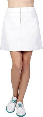 Tail Activewear Classic 18 Skort (Chalk) Women's Skort