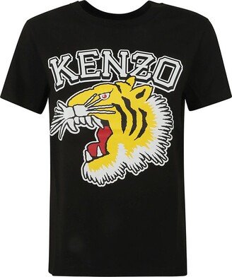 Tiger Printed Crewneck T-Shirt
