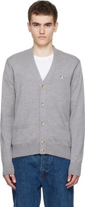 Gray Tricolor Fox Cardigan