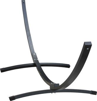 The Hamptons Collection 181” Oil Rubbed Bronze Aluminum Arc Hammock Stand With Hardware