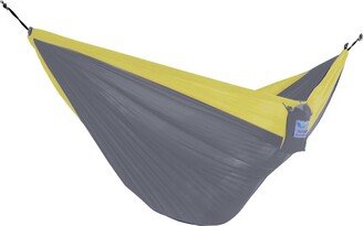 The Hamptons Collection 128 Gray and Yellow Heavy Duty Lightweight Traveler’s Nylon Hammock