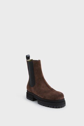 Dark Brown Acacia Chelsea Boots