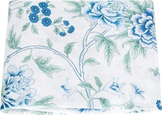 Simone Floral Print Linen Fitted Sheet