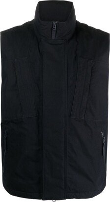 Cotton Zipped Gilet