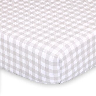 The Farmhouse Check Fitted Crib Sheet