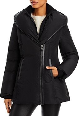 Adali Asymmetric Hooded Coat