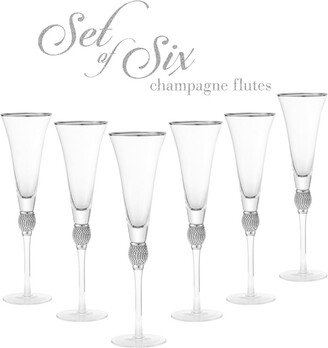 Berkware Set Of 6 Champagne Glasses