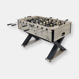 Sunnydaze Decor Sunnydaze Delano 54.5 in Foosball Table with Distressed Wood Look