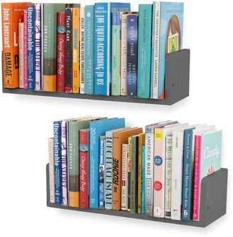 Bookshelf Media Storage DVD Holder - Pack of 2