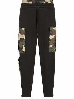 Camouflage-Print Track Pants-AD