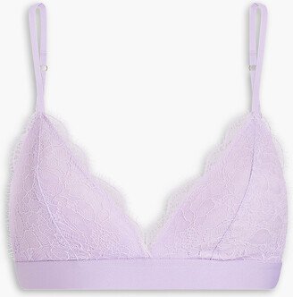 Darling Lace Lia Leavers lace triangle bra