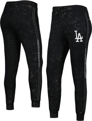 Women's The Wild Collective Black Los Angeles Dodgers Marble Jogger Pants