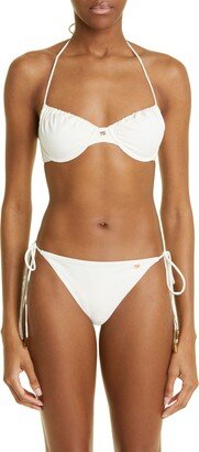 Glossy Jersey 2-Piece Swimsuit