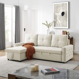 TOSWIN Modern L Shaped Sectional Sofa 85