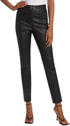 Fia Slim Leather Pants