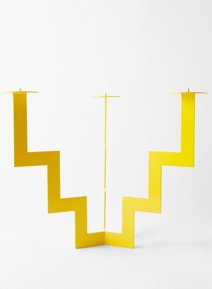 Jermaine Gallacher Zigzag Steel Candelabra