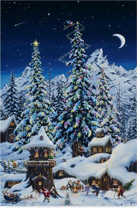 Jeff Tift 'Christmas With The Elves' Canvas Art - 22