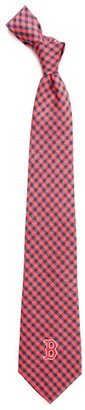 Eagles Wings Boston Red Sox Poly Gingham Tie