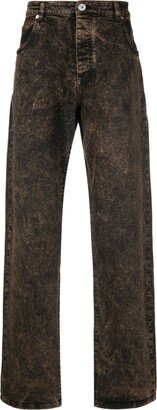 Distressed-Effect Dnim Jeans