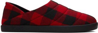 Red Plaid Buffalo Plaid Fleece Ezra Slippers Red/Multi