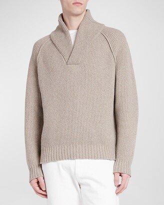 Men's Archer Cashmere Knit Shawl Collar Sweater