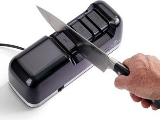 ELITRA HOME Professional Electric Knife Sharpener | 3 Stage Chef Knife Sharpening Tool for Kitchen Knives, Pocket Knife Scissors & Serrated Blades