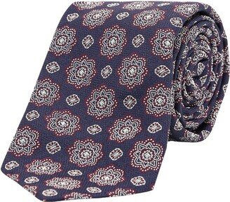 Floral Embroidered Tie