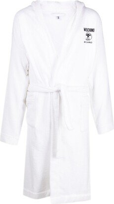 Logo-Embroidered Fleece Robe