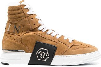 Hexagon high-top sneakers