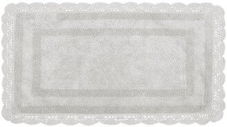 Crochet Reversible Cotton Bath Rug, 24